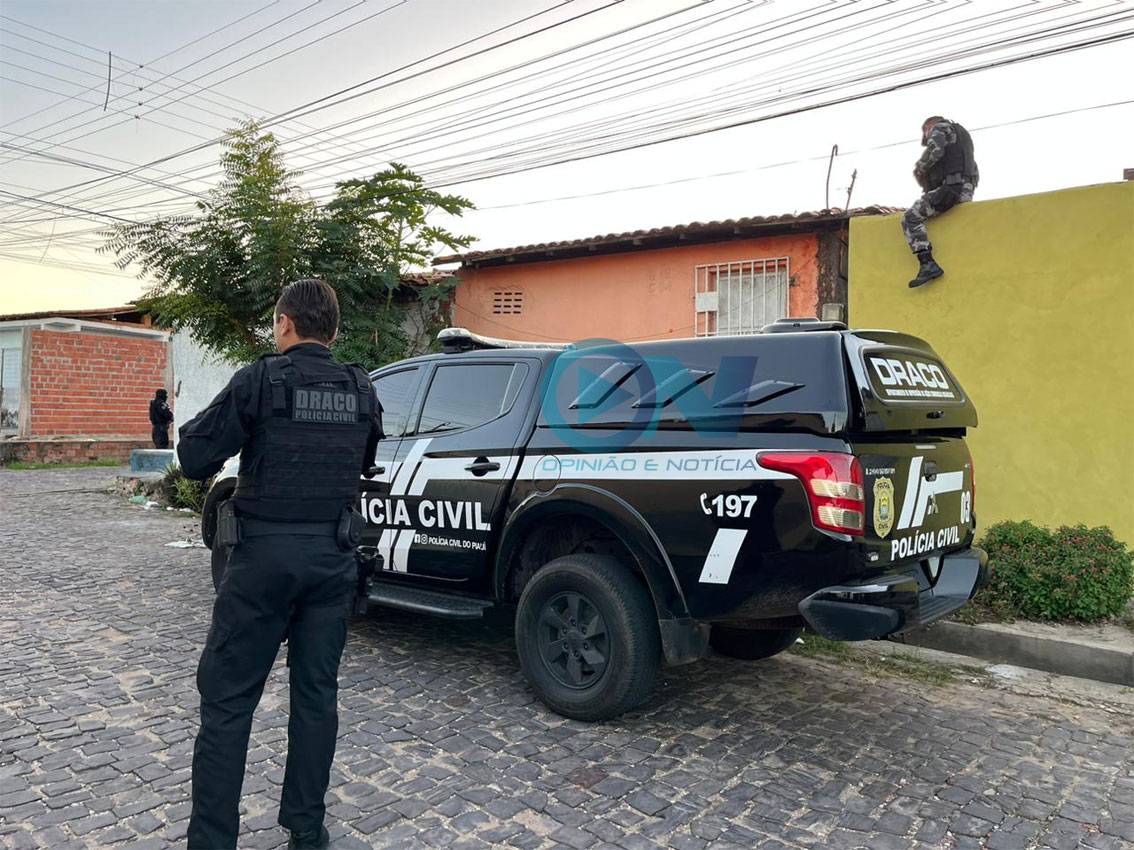 Operação “Leviatã Draco 41” prende sete pessoas na zona Sudeste de Teresina